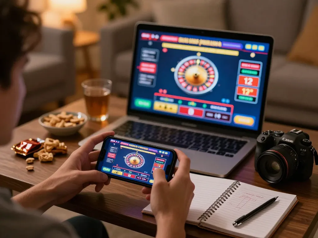 Play dn88 responsibly on your smartphone during an engaging online casino session in a cozy setting