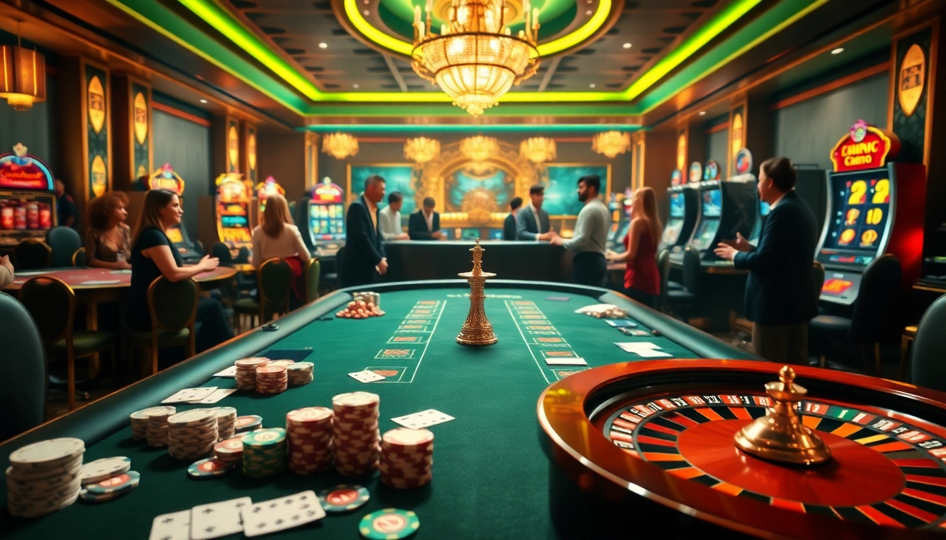 Experience the thrill of MMOO's premium casino games at a luxurious gambling table.