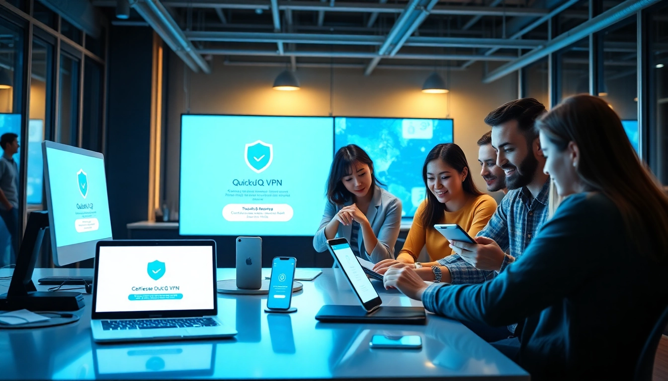QuickQ下载:用户在多设备上下载 QuickQ VPN 以实现安全上网。
