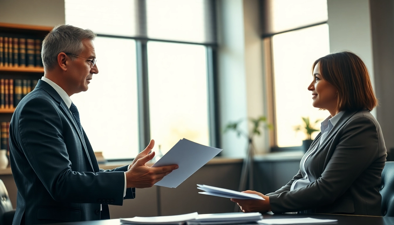Consultation with a South Dakota car accident lawyer emphasizing expertise and compassion.
