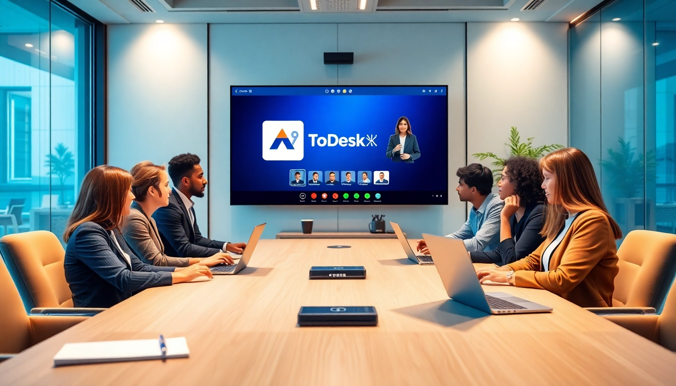 Boost collaboration with ToDesk官网 through engaging video conferencing.