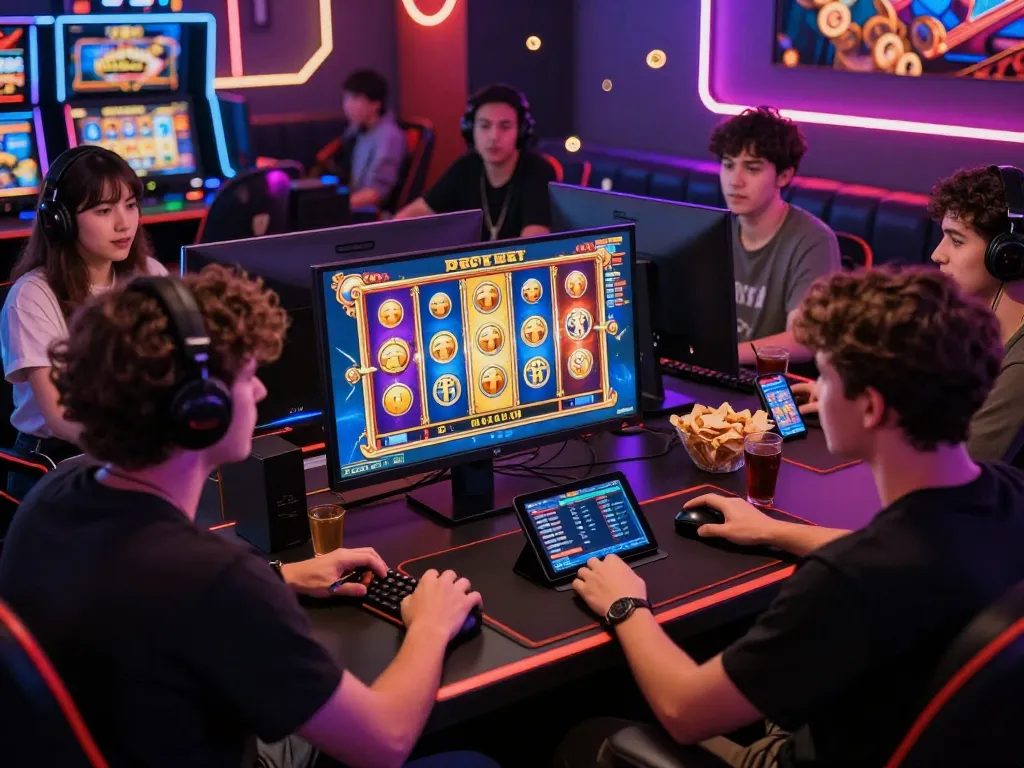 Exciting online gaming experience at vegasslot77.com, showcasing vibrant slot games