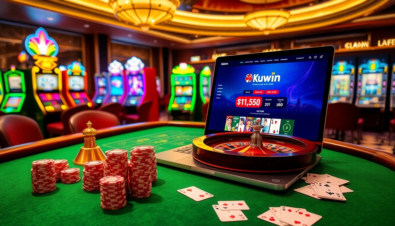 Experience the excitement of Trang Chủ Kuwin with vibrant casino games and lively betting action.