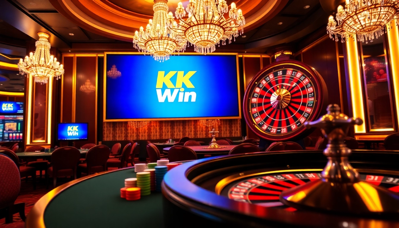Experience the thrill of kk win with vibrant poker tables and energetic casino atmosphere.