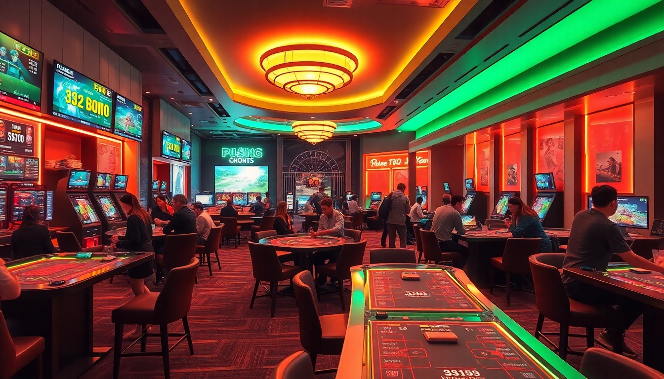 Exciting gaming environment showcasing 슈어맨's secure and enjoyable betting atmosphere.