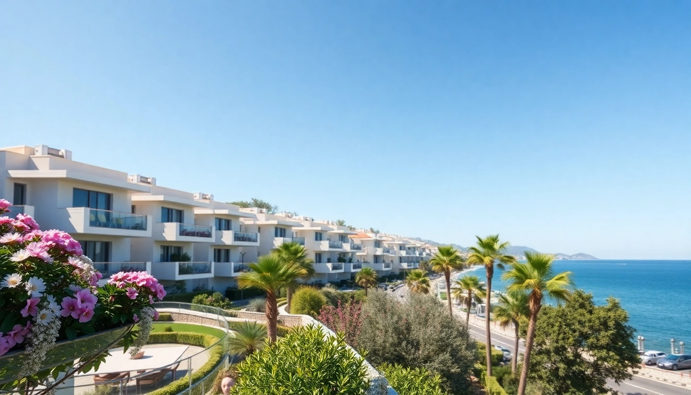 Capture the essence of Alanya apartments for sale with a stunning seaside view.