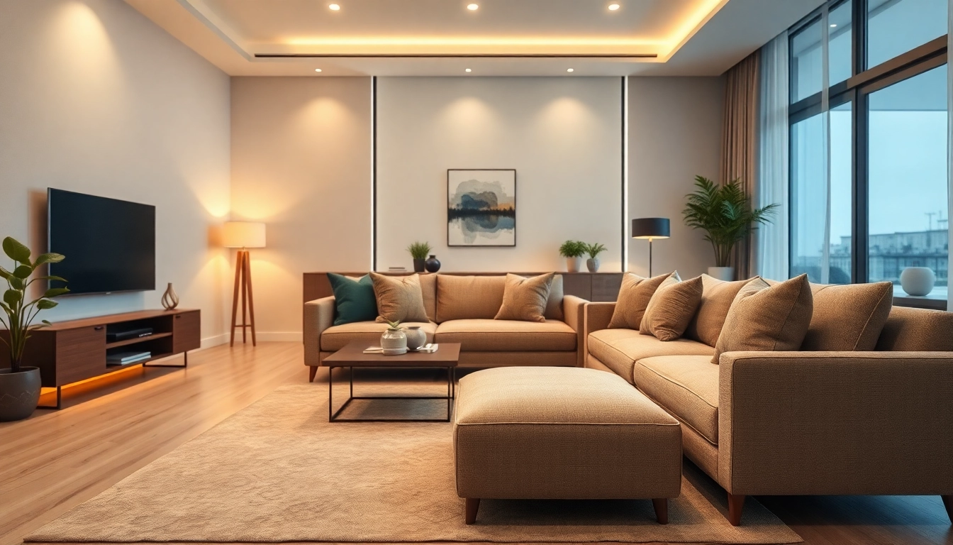 www.oscarliving.co.id menawarkan inspirasi desain interior ruang tamu modern yang nyaman.