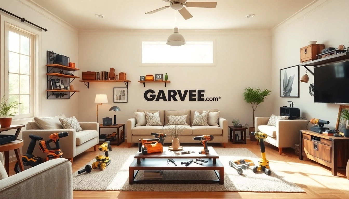 Enhance your home with quality products from GARVEE.com in a stylish living room setting.