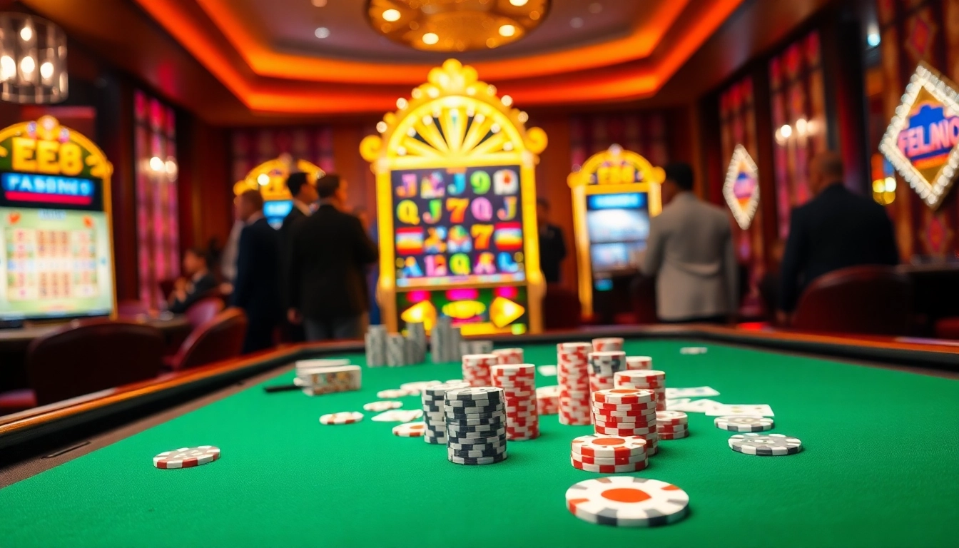 Engaging players at EE88win.net with vibrant casino games and a lively atmosphere.
