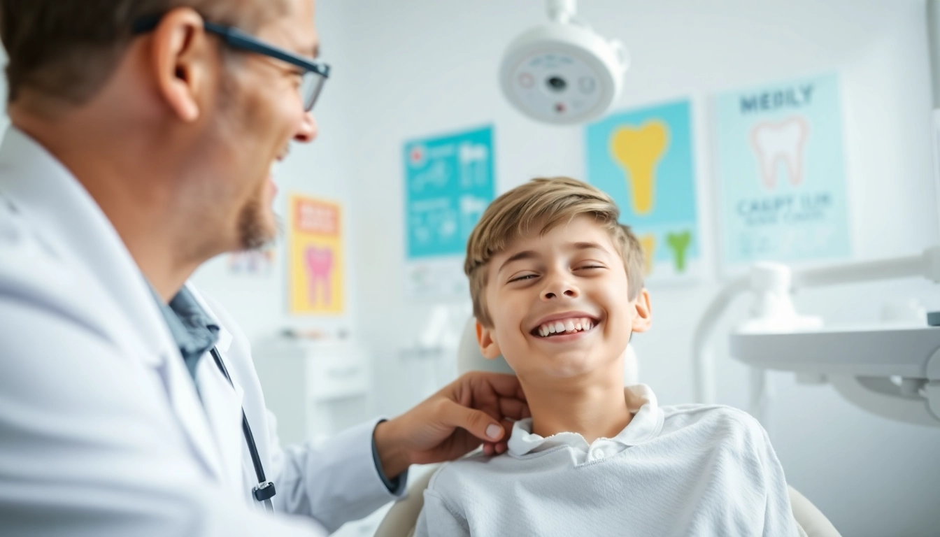 Experience level orthodontics north with a caring orthodontist consulting a young patient in a bright clinic.