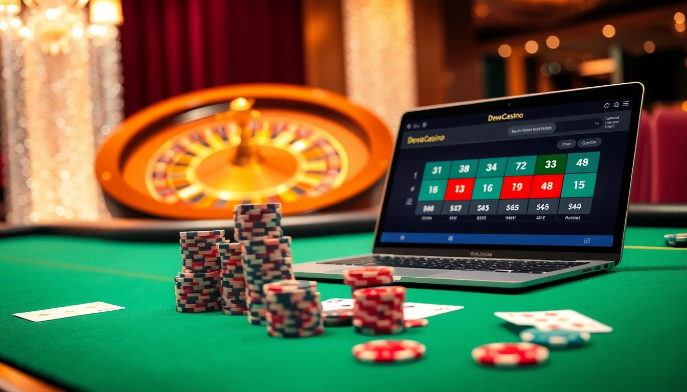 Dewacasino login - Experience the thrill of live casino games with elegant dealer setups and vibrant gaming elements.