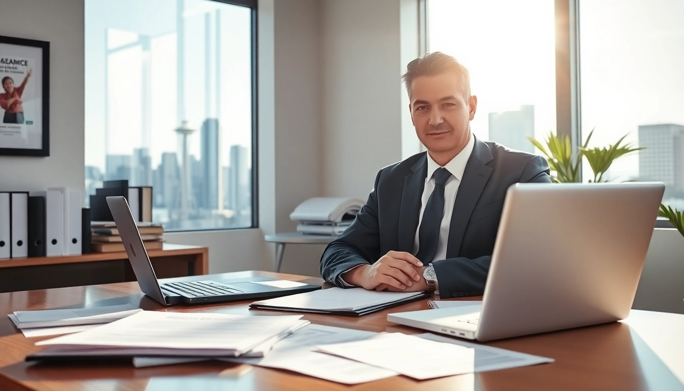 Consulting with a Seattle Social Security Disability Lawyer in a professional office setting.