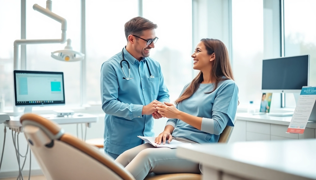 Dentist Frankfort IL providing warm care in a bright clinic environment.