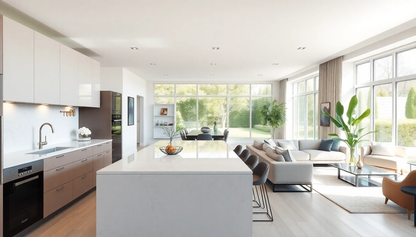 Revitalized home renovation with a sleek kitchen and bright living spaces.