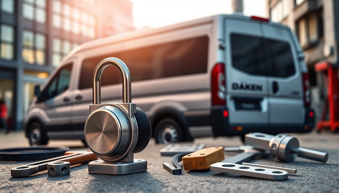 Installa un lucchetto Daken Saturn GO per veicoli commerciali su https://www.dakenlocks.com, con focus su sicurezza e qualità.