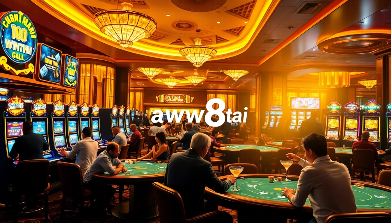 เล่นเกมคาสิโน Aw8thai ที่บรรยากาศหรูหราพร้อมความตื่นเต้น