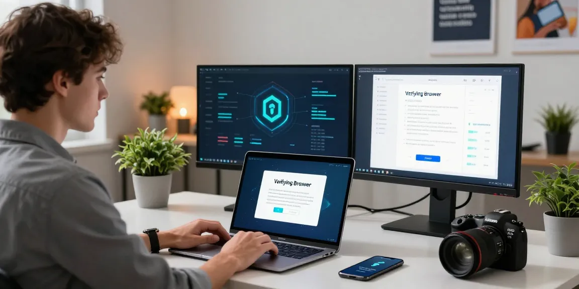 Online security verification on shs-dome5.com with a tech-savvy user ensuring safe browsing.