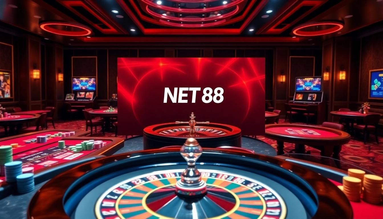 Experience thrilling gameplay at NET 88’s vibrant online casino with engaging visuals and exciting features.