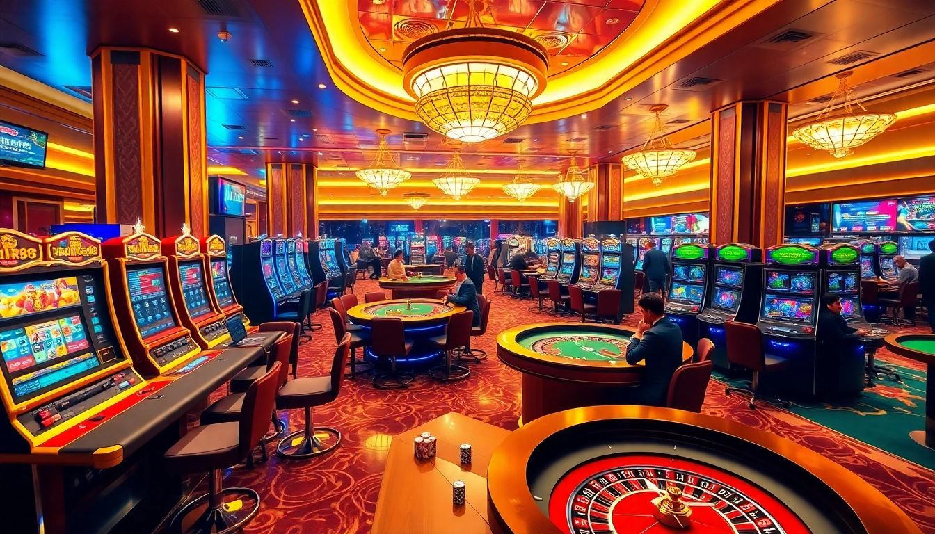 Experience thrilling gameplay with rr88 dang nhap on vibrant casino floors filled with exciting games.