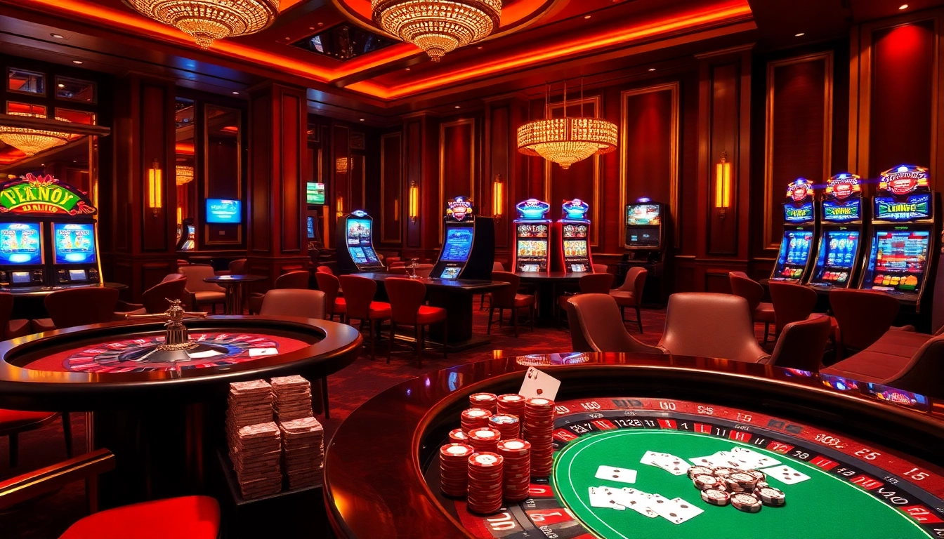 Experience the thrill of winning at NEW88 with vibrant casino tables and exciting slot machines.