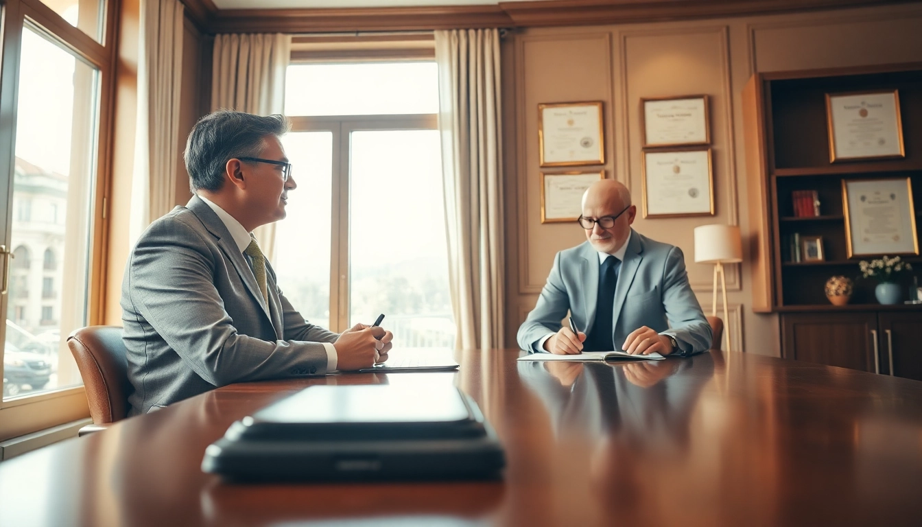 Consulting session at https://www.steinhardtlawfirm.com with a professional lawyer and client.