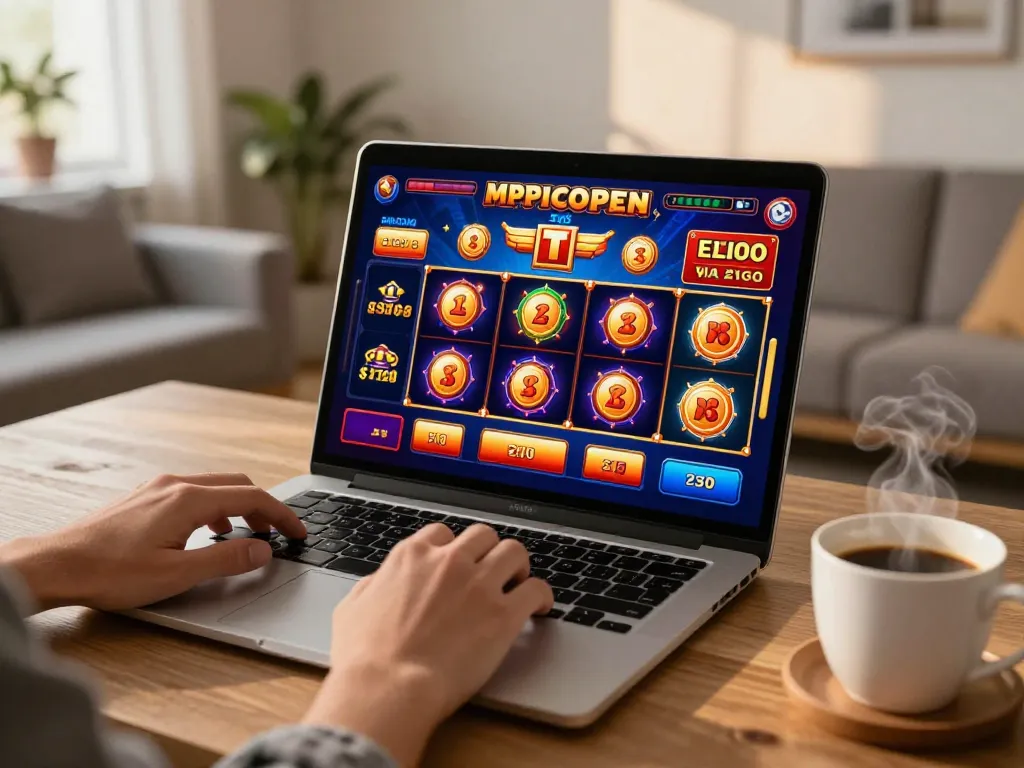 Interactive gaming session on MB66 casino platform showing various slot games and bonuses