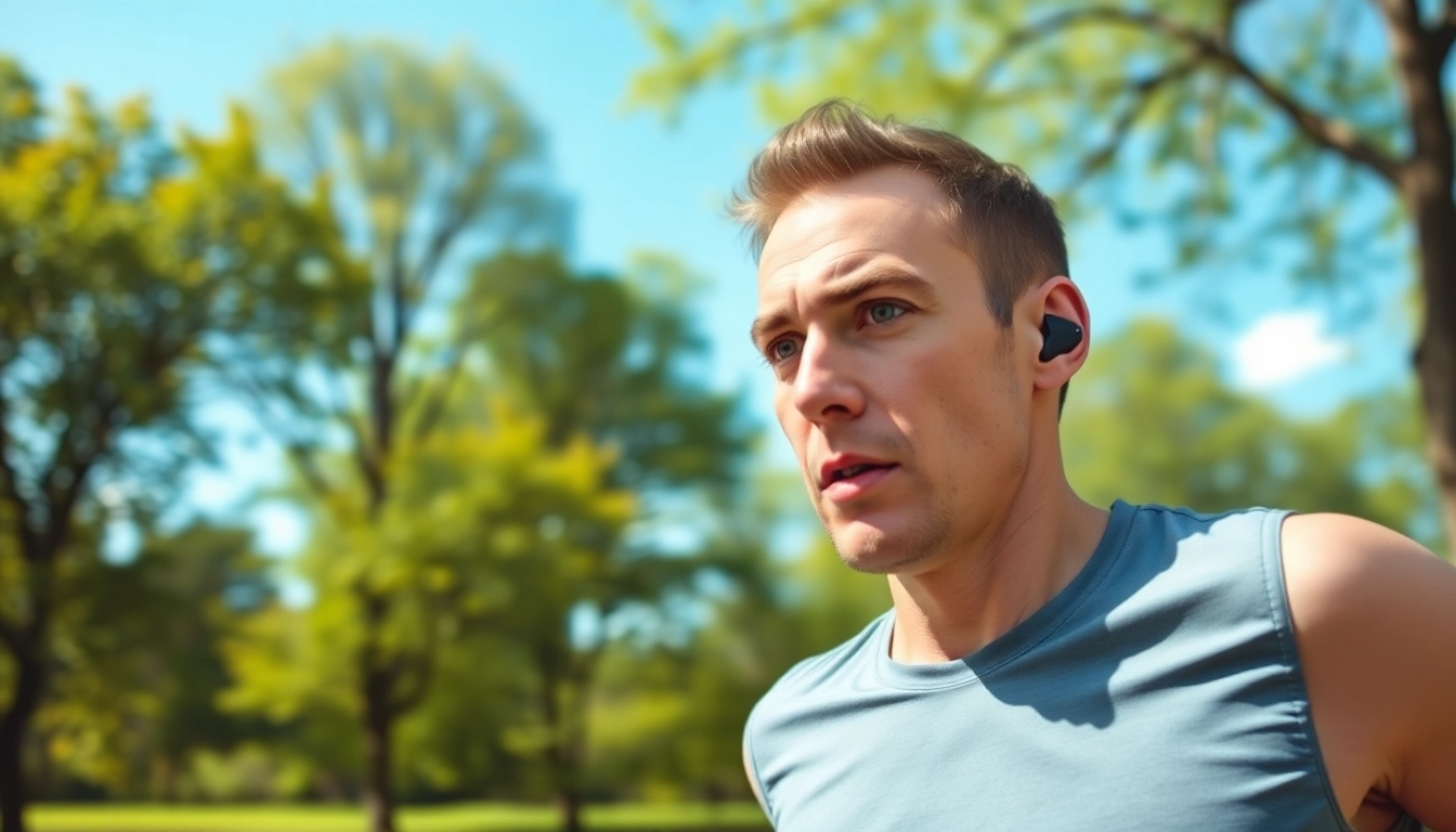 Raccoon wearing Shokz bone conduction headphones during an outdoor run.