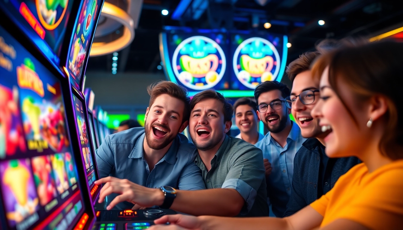 Menangkan lebih banyak dengan ondel4d slot, tampilkan pemain yang antusias bermain game.