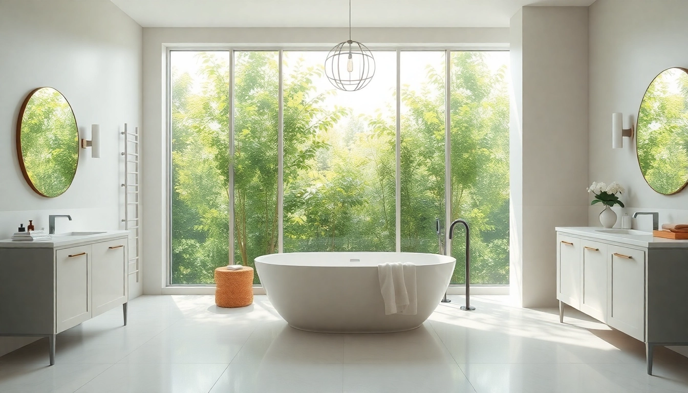 Transform your space with stunning bathroom renovations showcasing modern elegance and style.