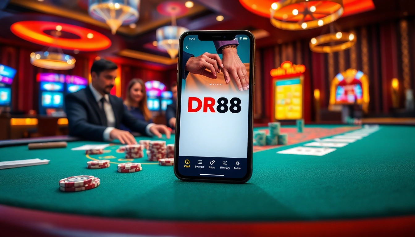 Engage with the DR88 app for a premium online gambling experience rich in excitement and opportunities.