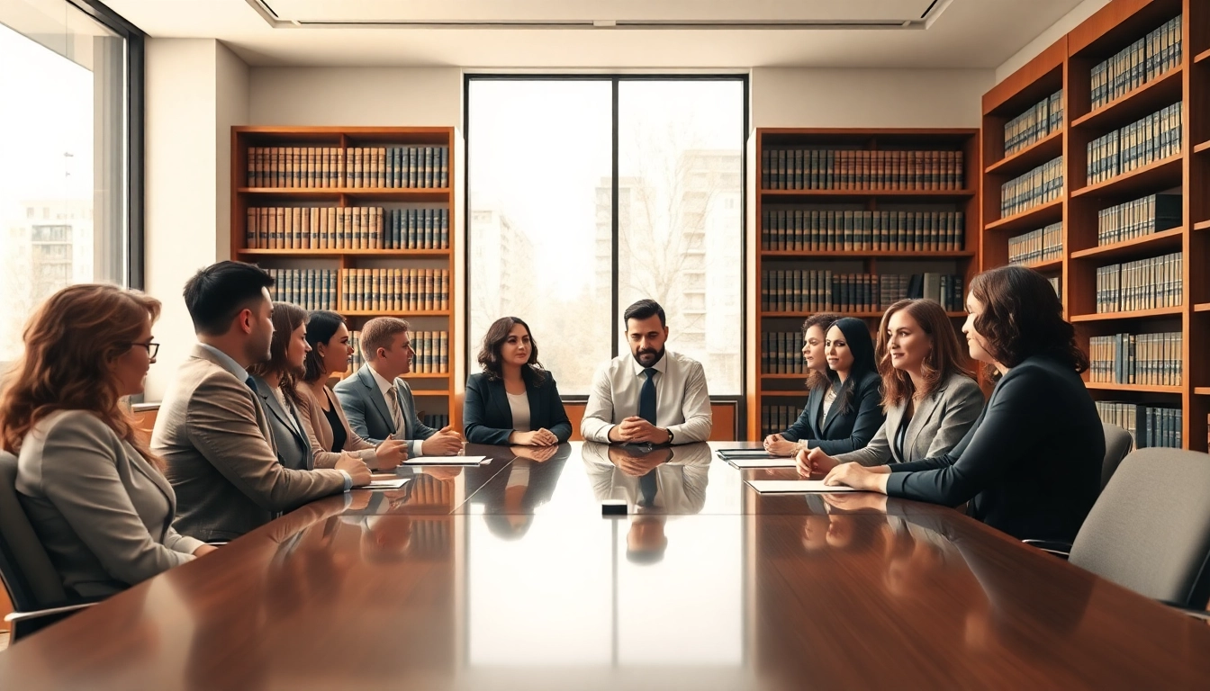 Effective collaboration of legal professionals at https://www.lalitlaw.com in a modern office.