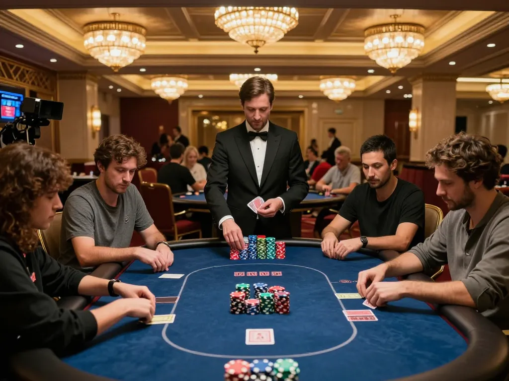 Experience strategic gameplay at LC88 poker tables surrounded by luxury and excitement