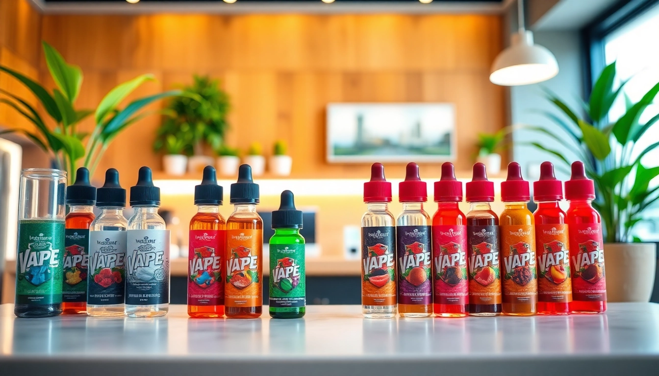 Vape Juice Depot showcases a variety of premium e-liquids and vape products in a bright online store.