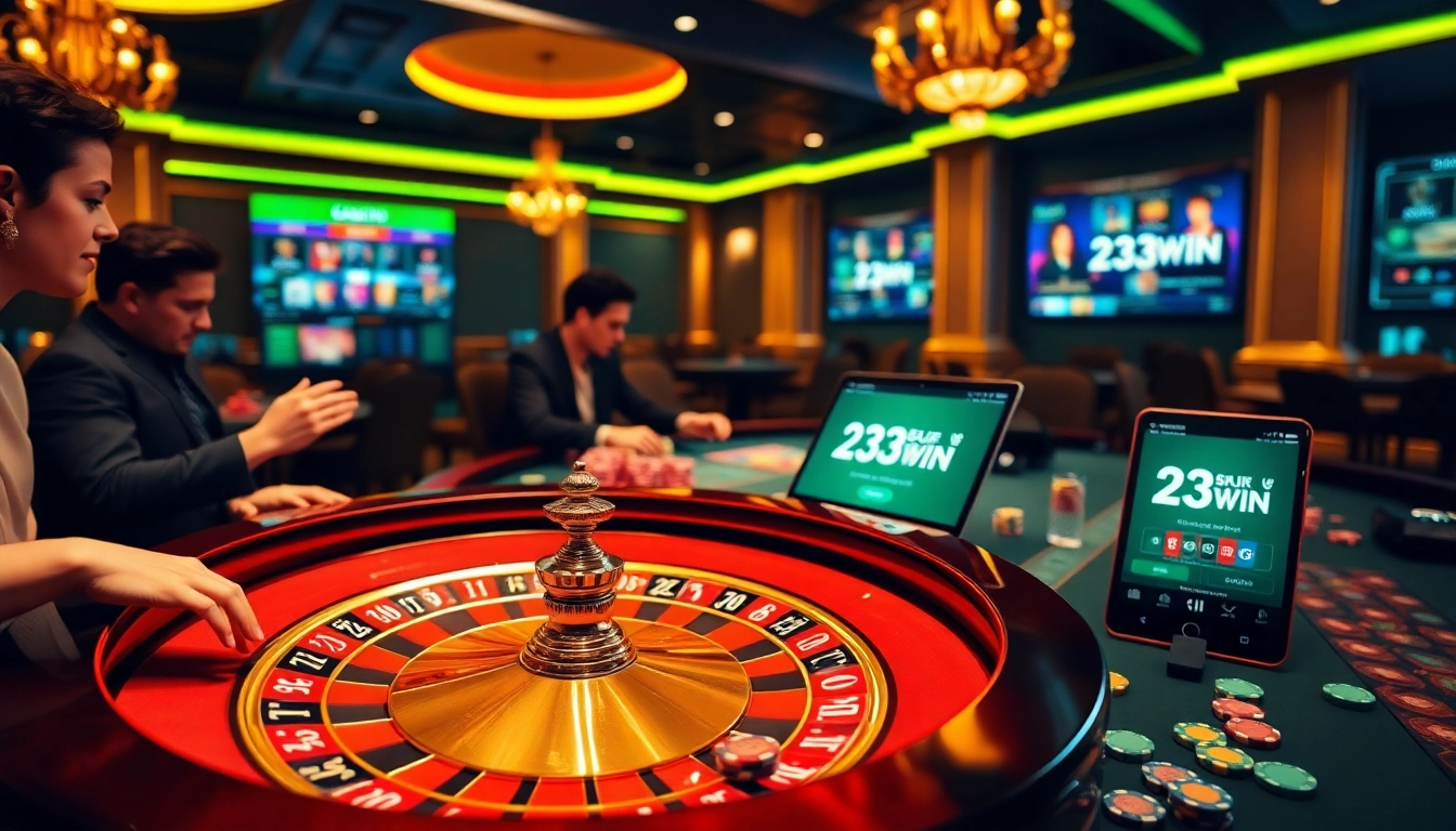 Engaged players enjoy the thrill of 23win com's immersive online casino experience with stunning graphics.