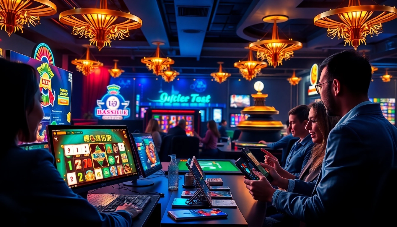 Experience the excitement of kubet's online gaming platform with vibrant casino visuals.