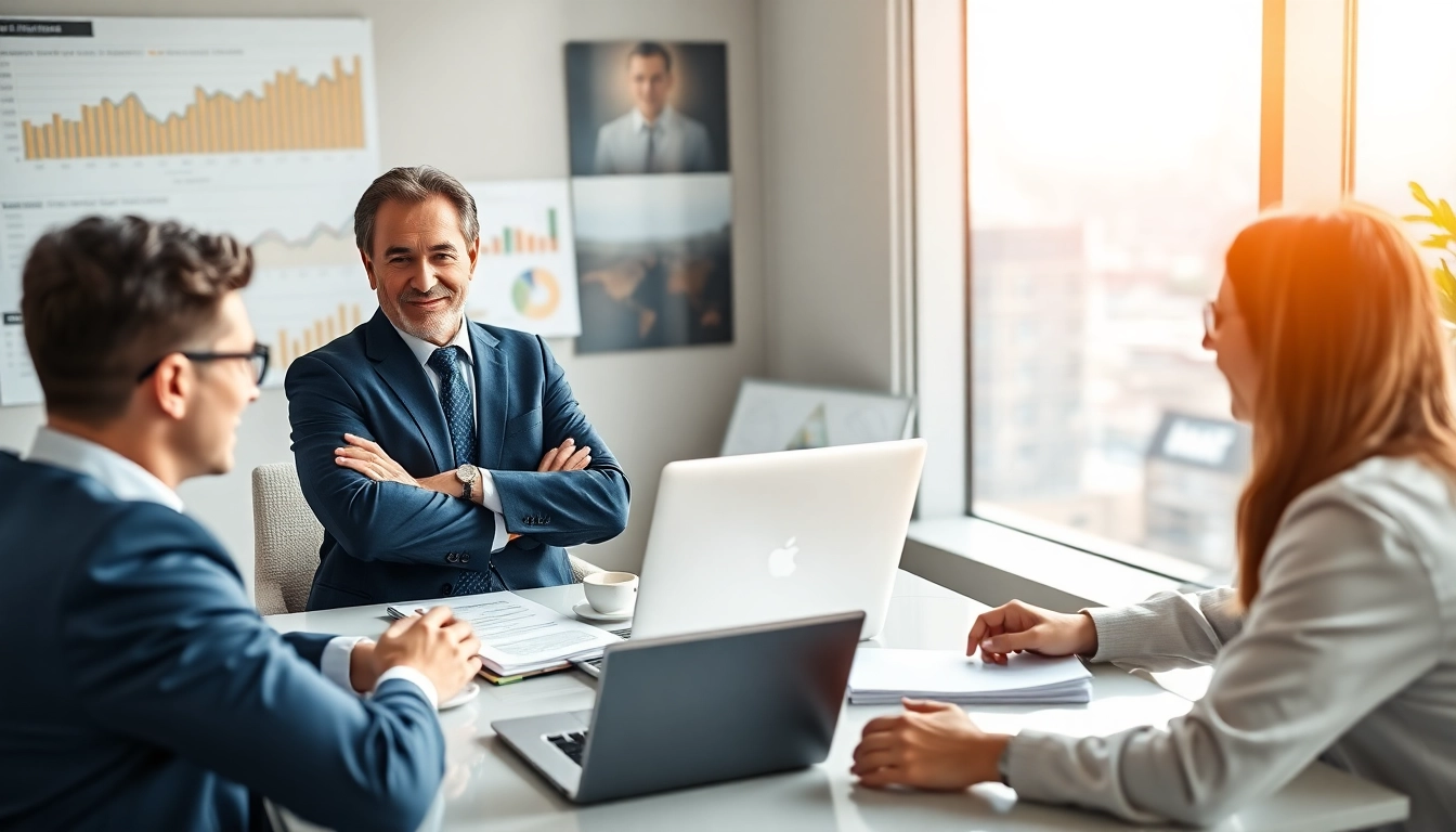 www.cambioml.com guides clients through personalized finance advisory sessions in a modern office.