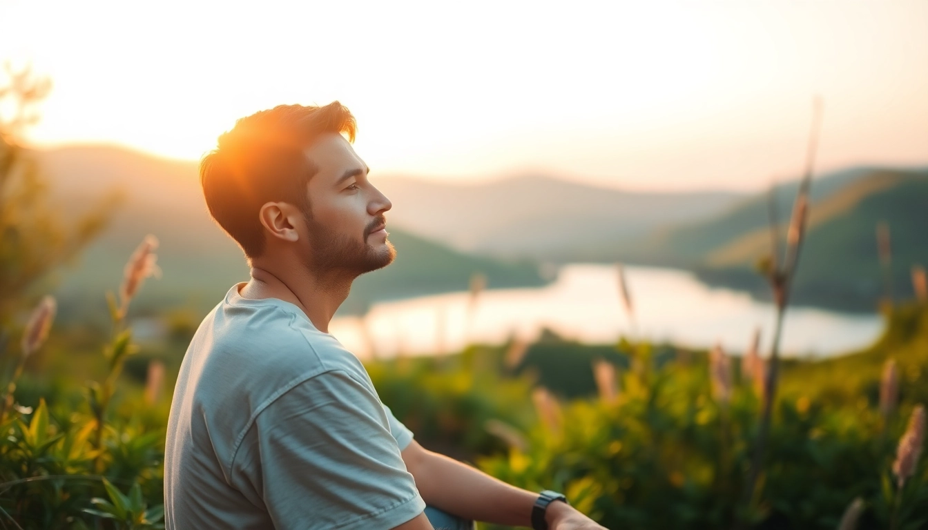 Reflecting on life in a break down surrounded by nature and a tranquil sunset.