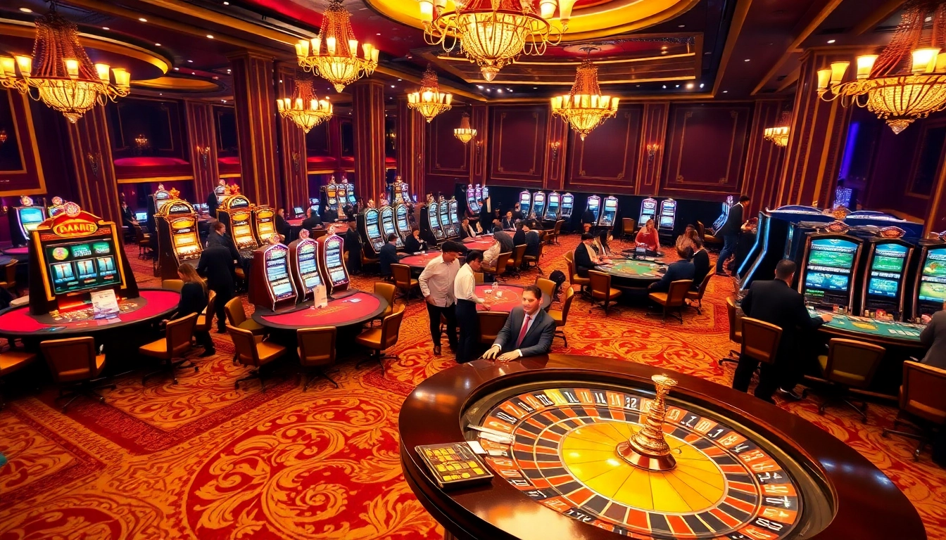 Experience the thrill of high-stakes gambling with vibrant scenes, featuring "Nếu như vậy bám vào đây" in lively casino environments.