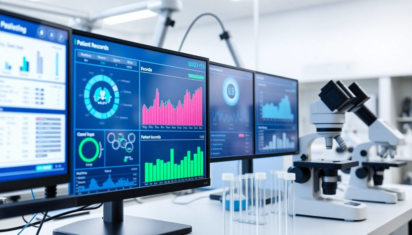 Das Laborinformationssystem LIS zeigt eine moderne Benutzeroberfläche zur Datenverwaltung.