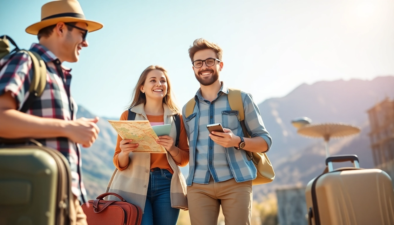 Families enjoying outdoor activities while focusing on trip insurance benefits.