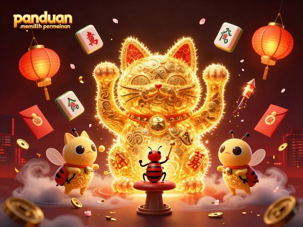 Menampilkan panduan memilih permainan slot yang menarik dengan efek visual yang memikat