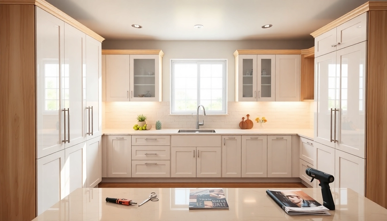 Transform your kitchen with Cabinet Refacing Clearwater FL, featuring sleek modern cabinetry.