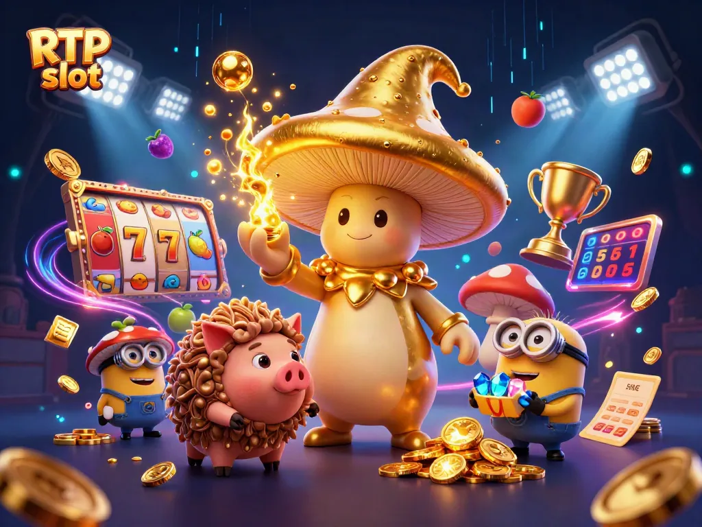 Experience exhilarating RTP slot action with vibrant characters, dynamic elements, and magical treasure.