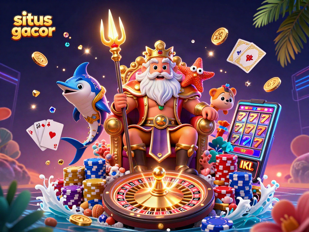 Experience winning moments at situs gacor with vibrant 3D casino visuals and dynamic game elements.