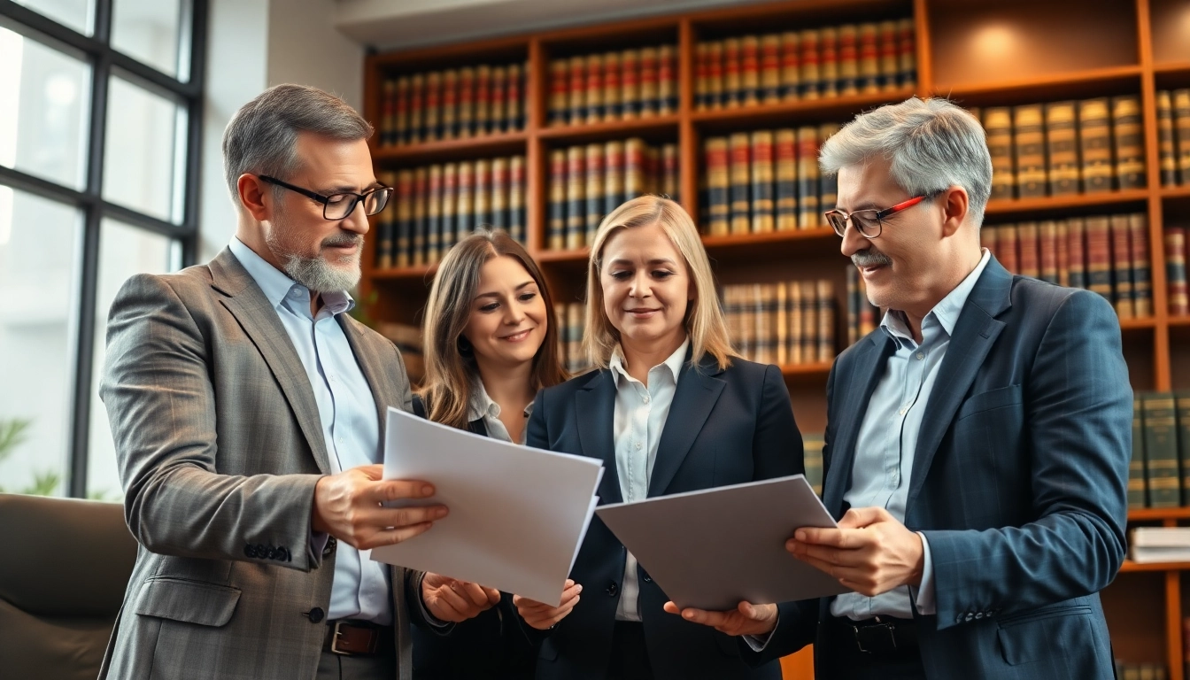 Consulting attorneys at https://www.fisher-wilsey-law.com reviewing important estate planning documents.