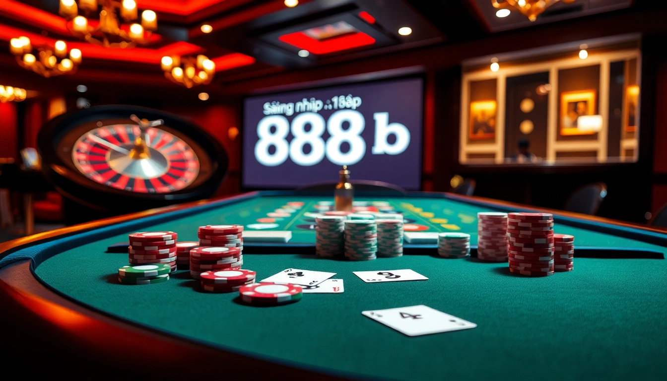 Experience the thrill of đăng nhập 888b at a luxurious online casino with poker and roulette.
