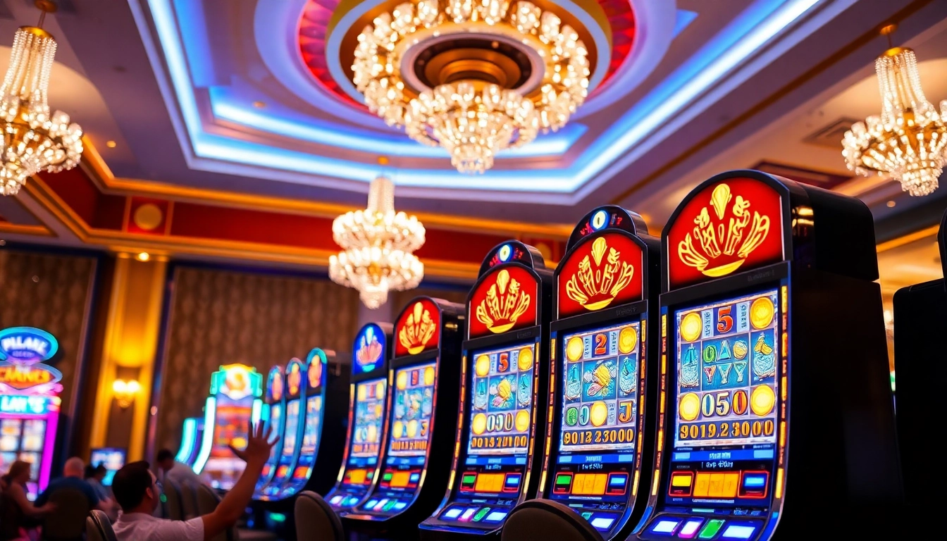 Menangkan di QRIS108 Slot dengan mesin slot yang berkilauan dan suasana Kasino yang mewah.