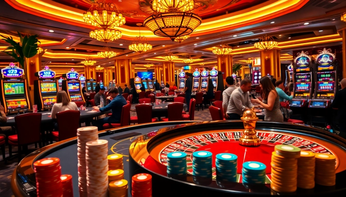 Experience high-stakes gaming excitement at OKWIN casino, where roulette and poker captivate players.