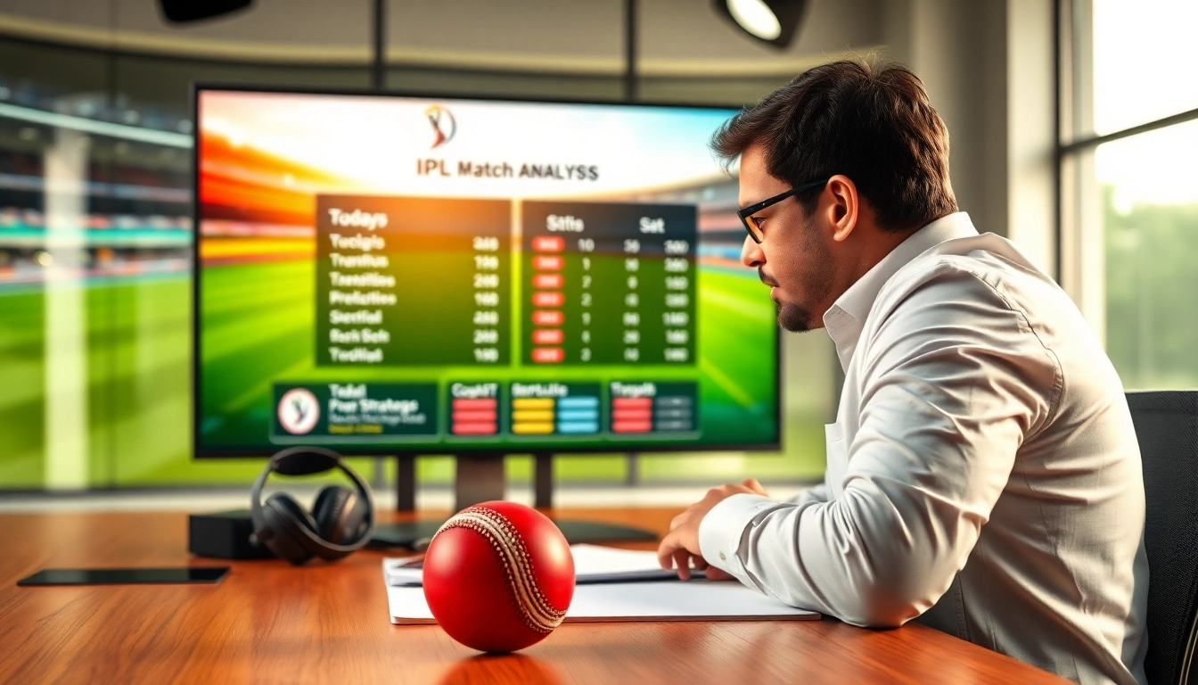 Engaging analysis of ipl match prediction today match with vibrant visuals of cricket dynamics.