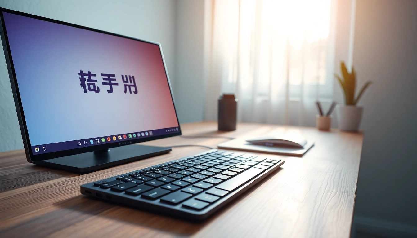 Enhance your typing experience with 搜狗拼音输入法 displayed on a modern keyboard setup.